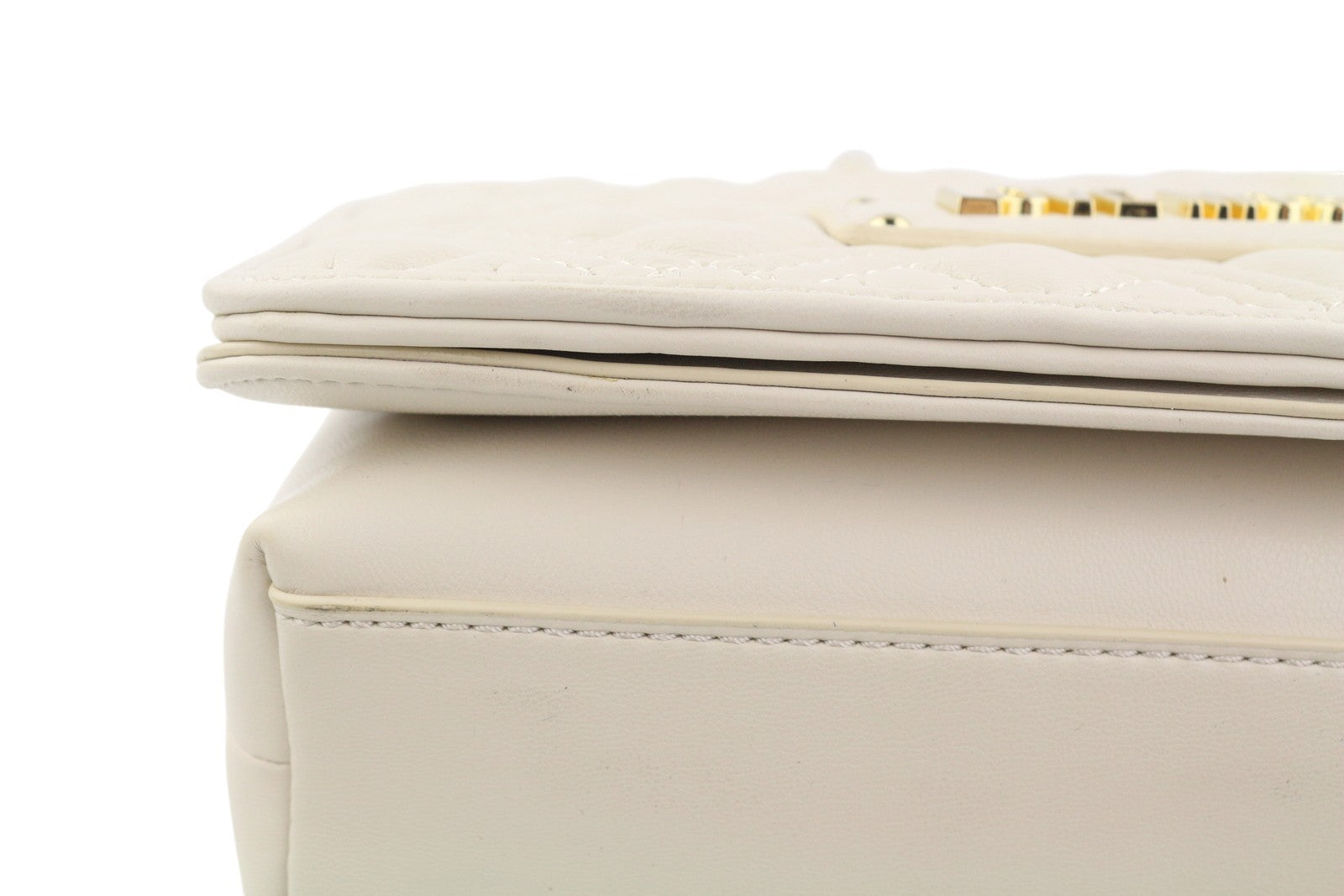 LOVE MOSCHINO Borsa Quilted PU Avorio Women Bag OS Beige Square Crossbody