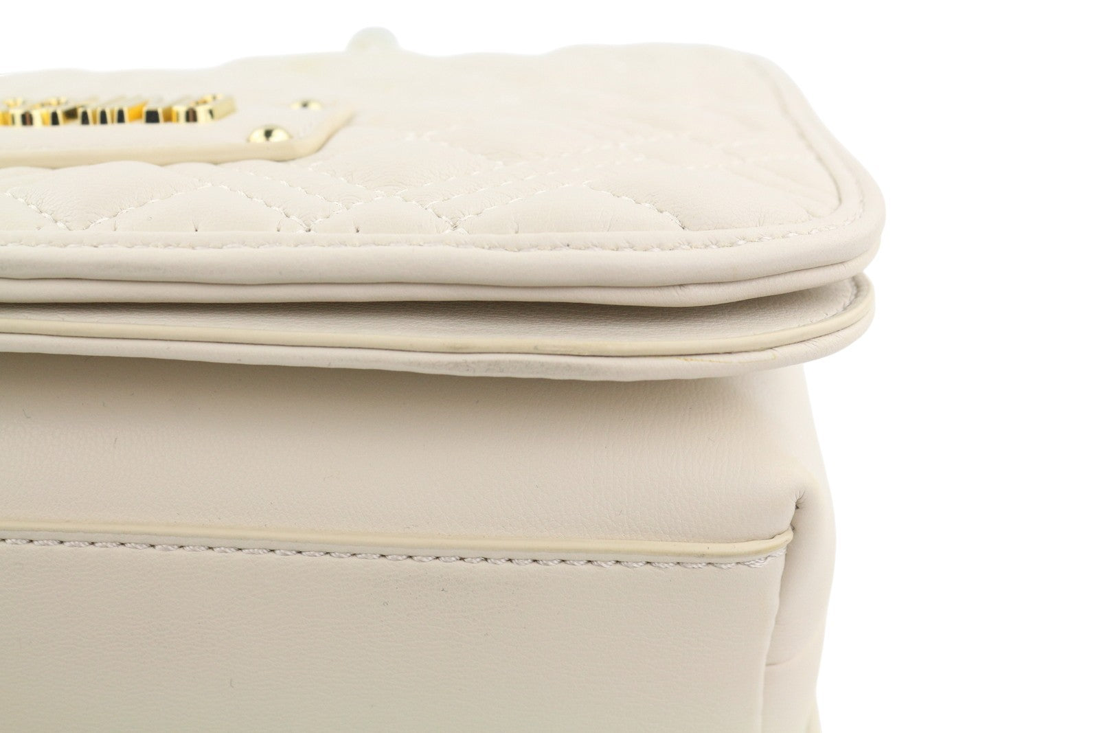 LOVE MOSCHINO Borsa Quilted PU Avorio Women Bag OS Beige Square Crossbody