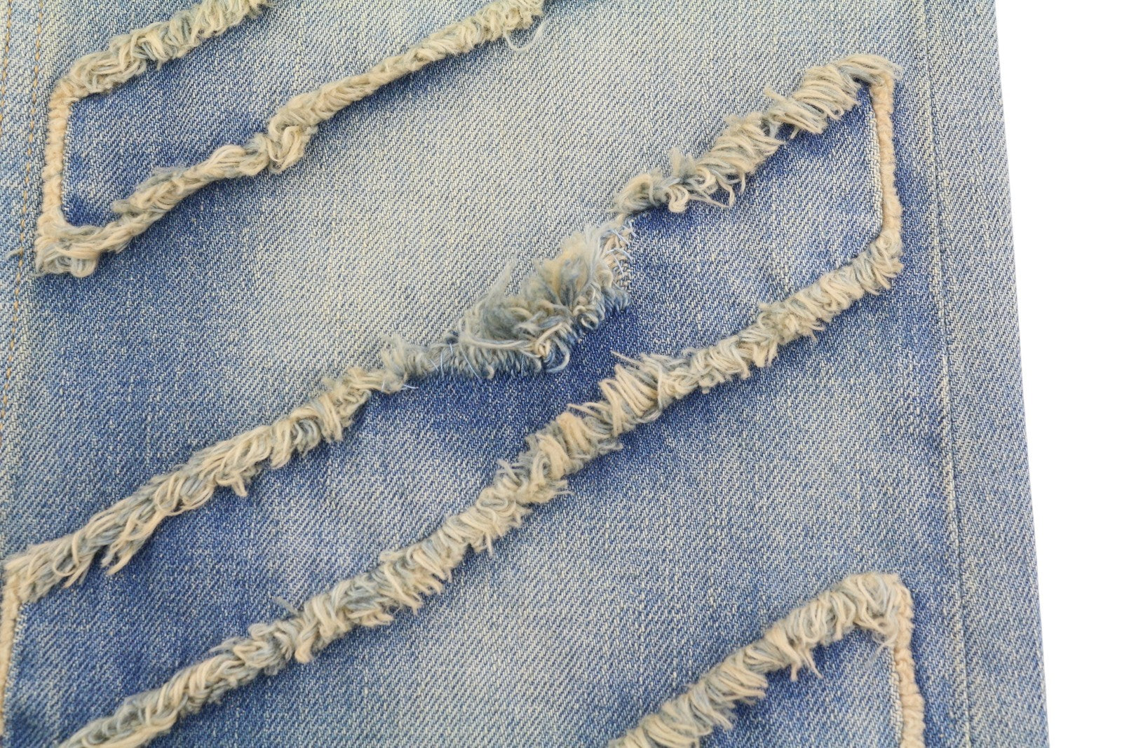 OFF-WHITE c/o VIRGIL ABLOH Diag Ao Skinny Flare Men Jeans W34 Distress RRP795