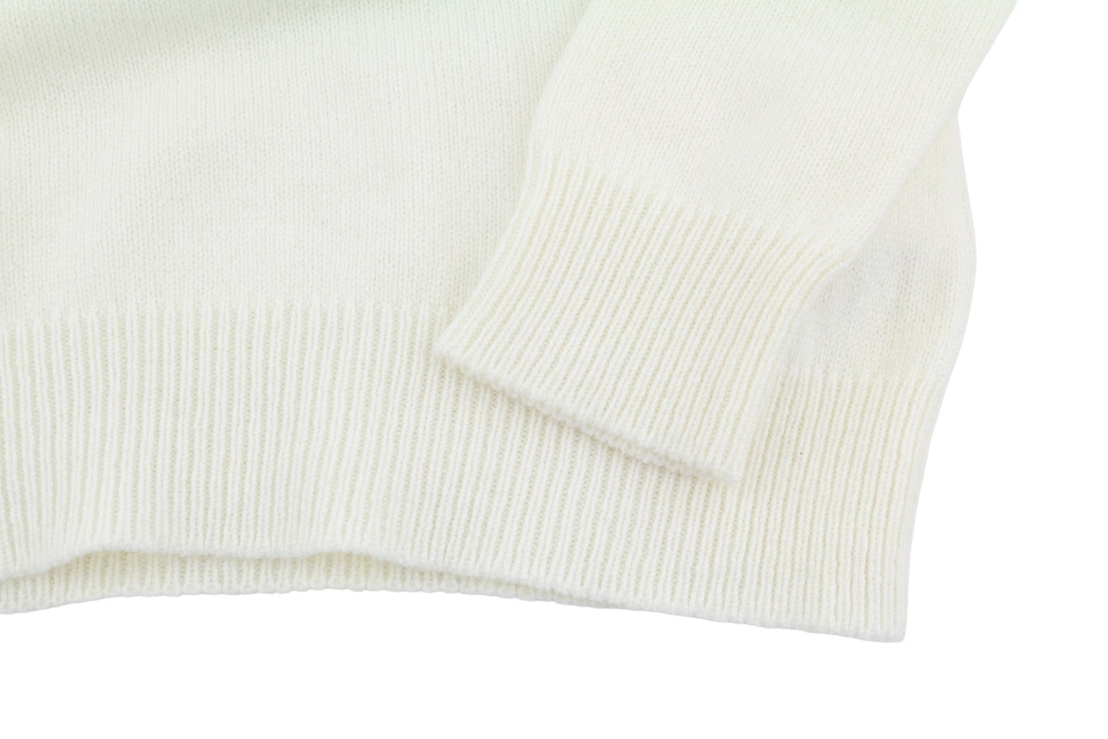 CHIARA FERRAGNI Women Jumper XS White Wool Cashmere Blend Knitted Cropped RRP225