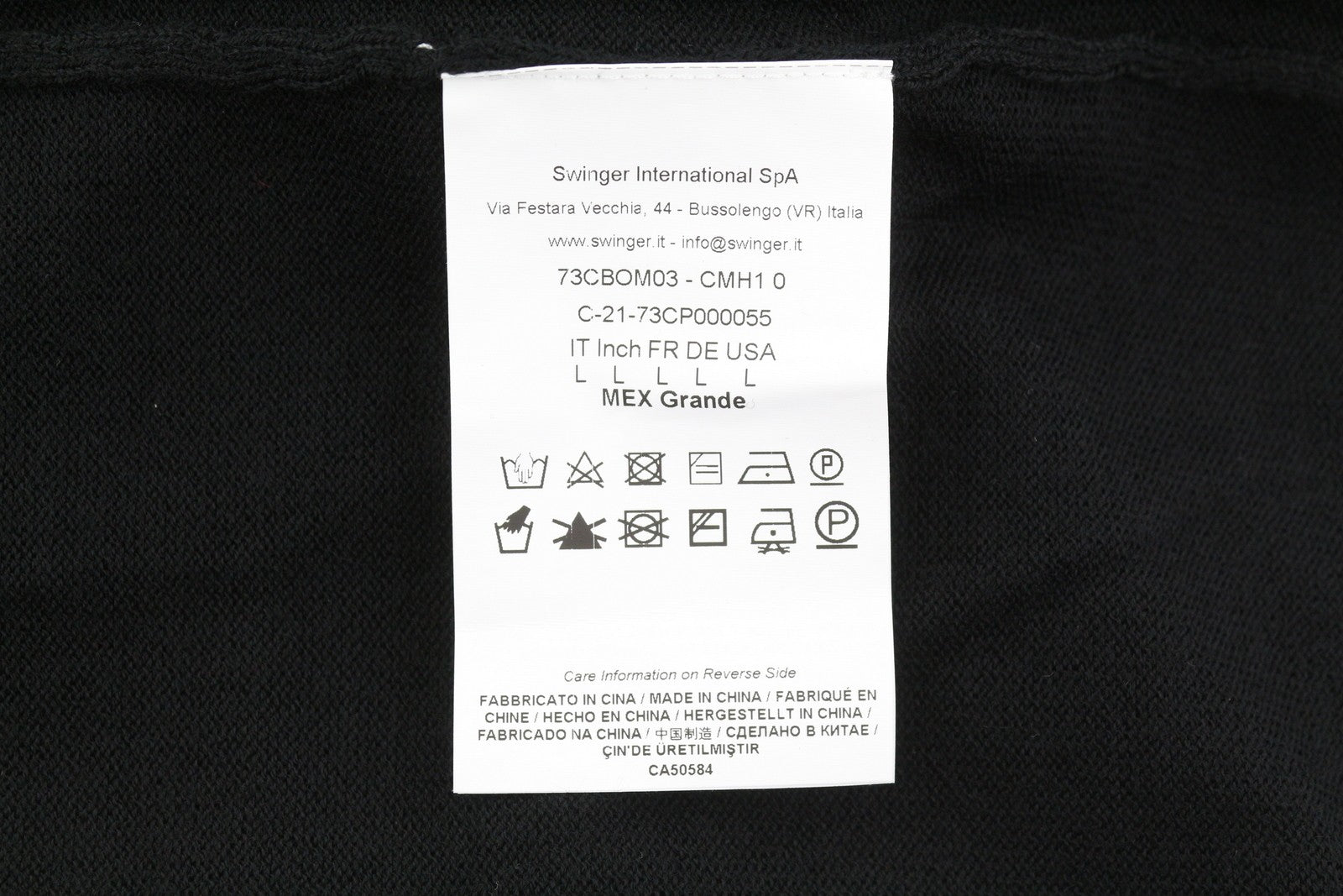 CHIARA FERRAGNI Logomania Tape Women Dress L Black Wool Blend Knit Logo RRP297