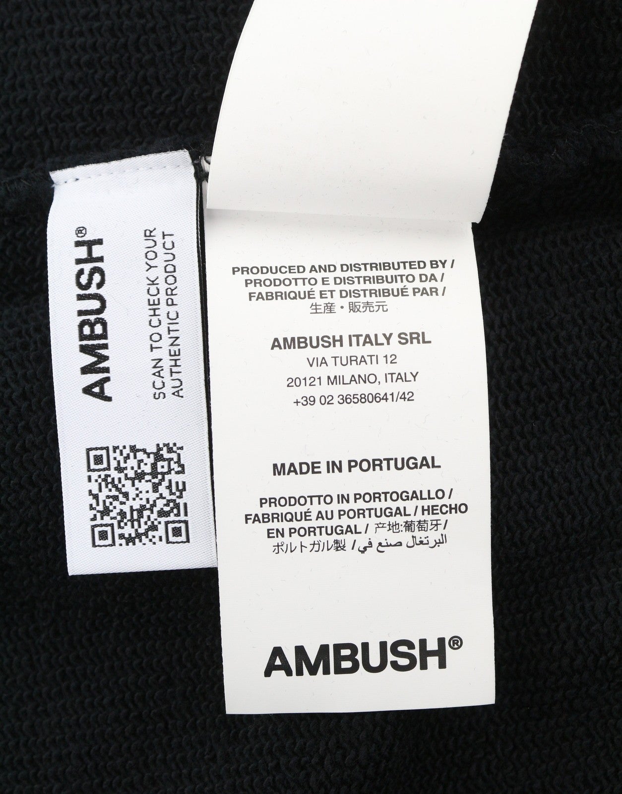 AMBUSH Pass Graphic Crewneck Tap Shoe Blanc Men Sweatshirt XL Distress RRP497