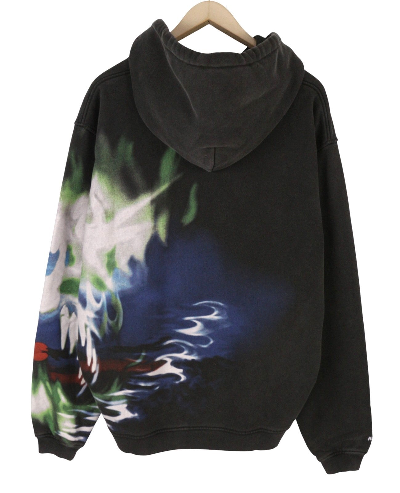 AMBUSH Graphic Tap Shoe Snorke Men Hoodie XL Grey Patterned Unisex RRP565