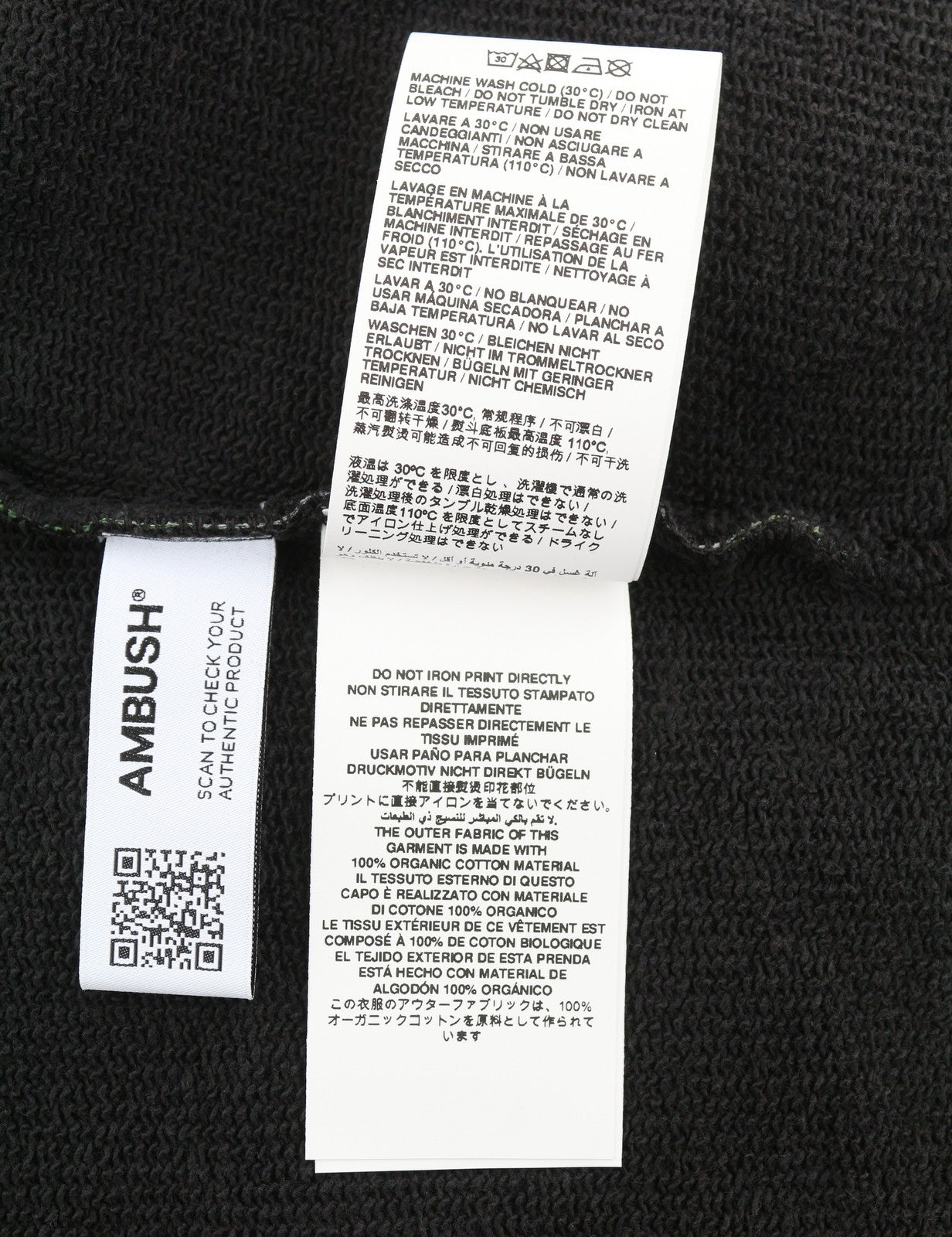 AMBUSH Graphic Tap Shoe Snorke Men Hoodie XL Grey Patterned Unisex RRP565