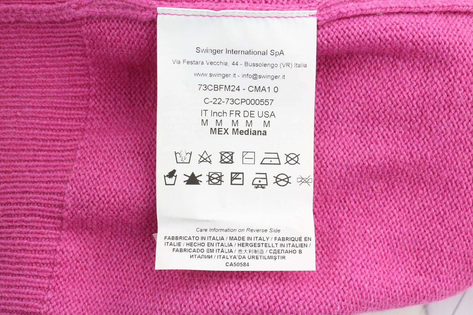 CHIARA FERRAGNI Maxilogo Mania Women Jumper M Wool Cashmere Blend Crop RRP248