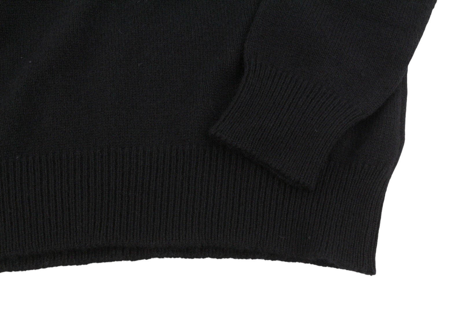 CHIARA FERRAGNI Maxilogo Lurex Women Jumper M Black Wool Cashmere Blend RRP220