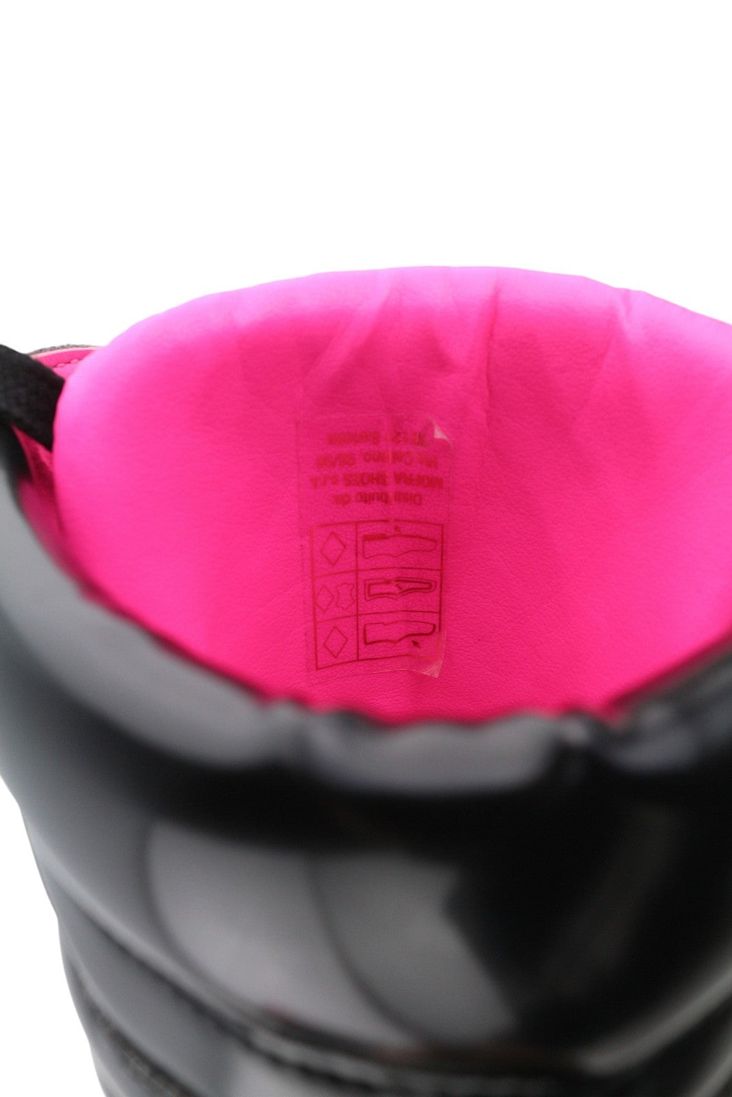 CHIARA FERRAGNI Vegan Abraded Leather Women Boots EU38 Black Chunky Sole RRP322