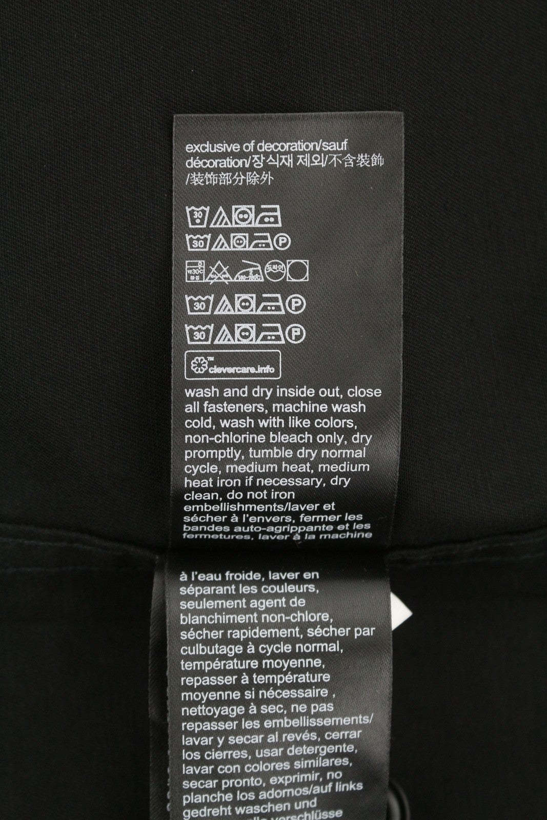 CALVIN KLEIN Men Shirt L Black Regular Fit Spread Neck Button-Up Dark Casual