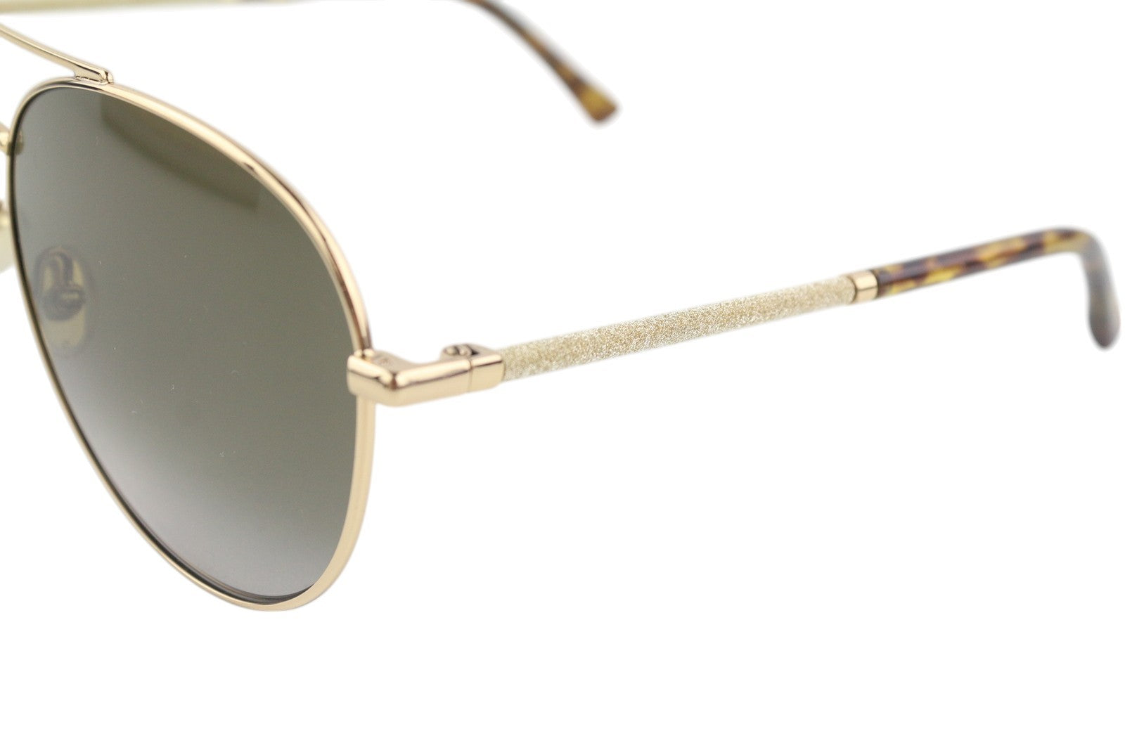 JIMMY CHOO Devan/S Women's Sunglasses OS Gold Shiny Frame Tinted Lens RRP349