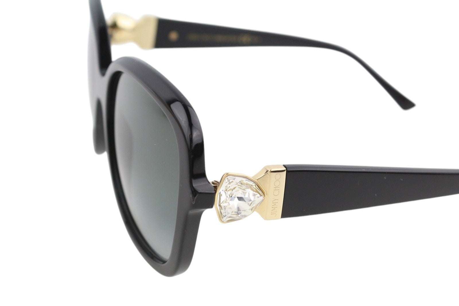 JIMMY CHOO Sadie/S Women's Sunglasses OS Black Square Tinted Lens RRP329