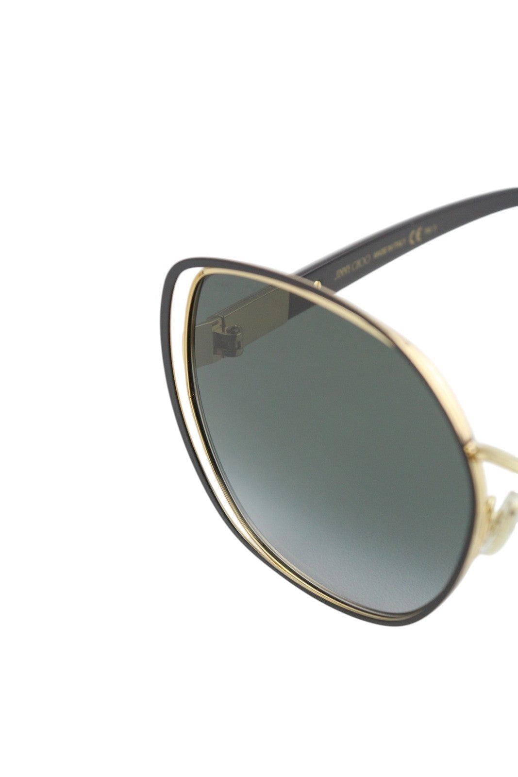 JIMMY CHOO Dodie/S Women's Sunglasses OS Gold Glitter Detail Frame RRP349