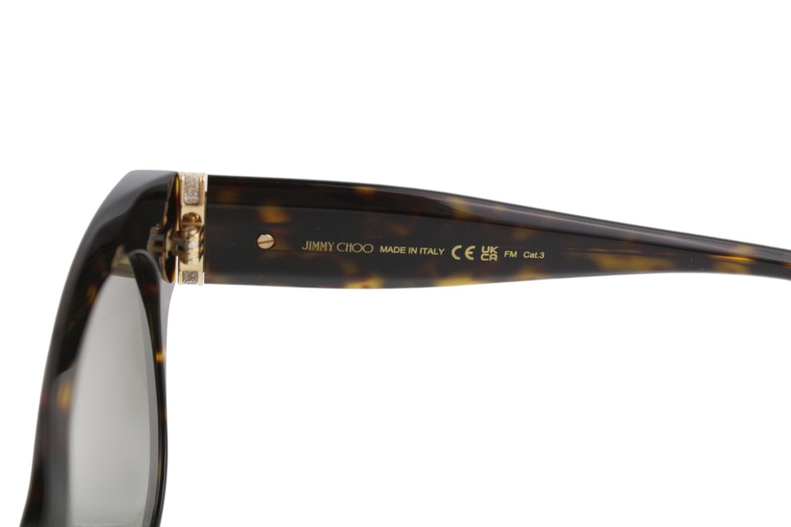 JIMMY CHOO Leela/S Women's Sunglasses OS Square Tinted Animal Print RRP349