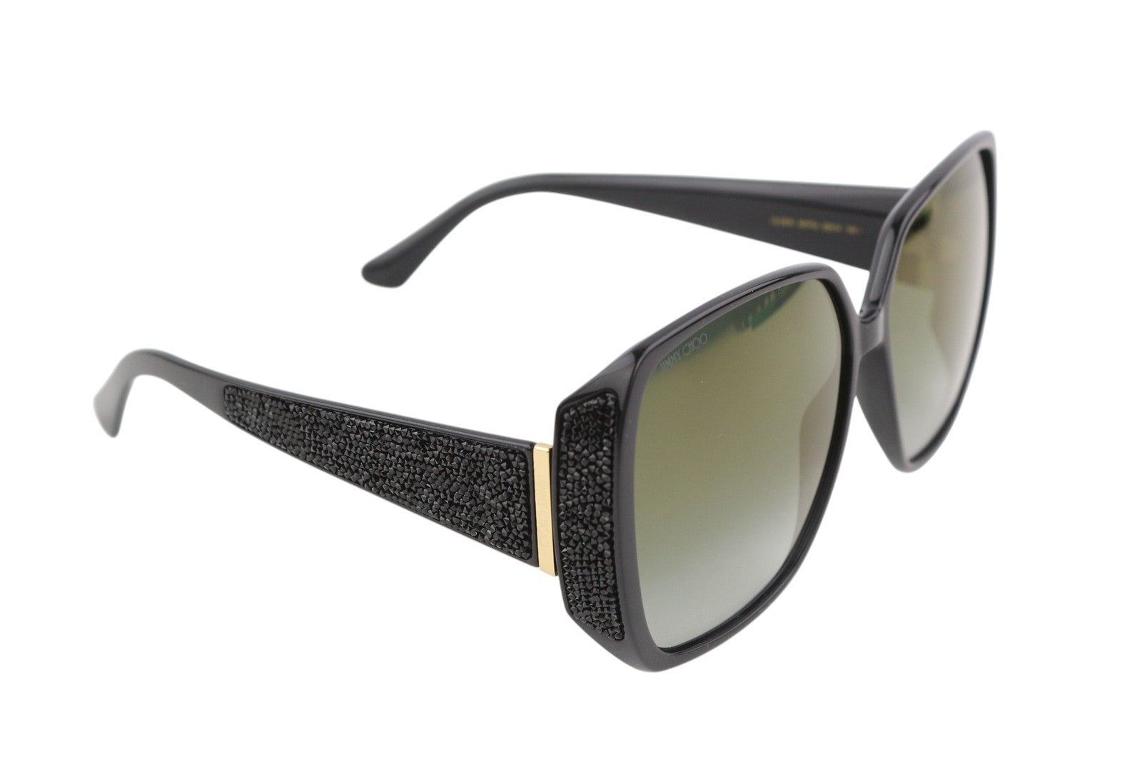 JIMMY CHOO Cloe/S Women Sunglasses Flash Tinted Swarovski Square Frame RRP399