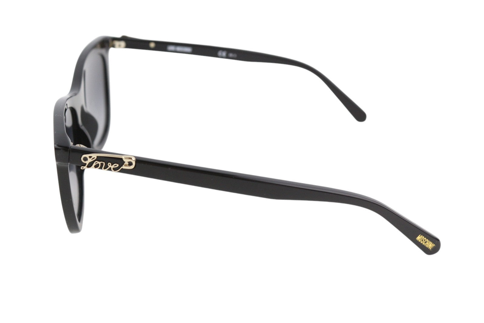 LOVE MOSCHINO Mol005/S Women's Sunglasses OS Black Square Tinted Frame Logo