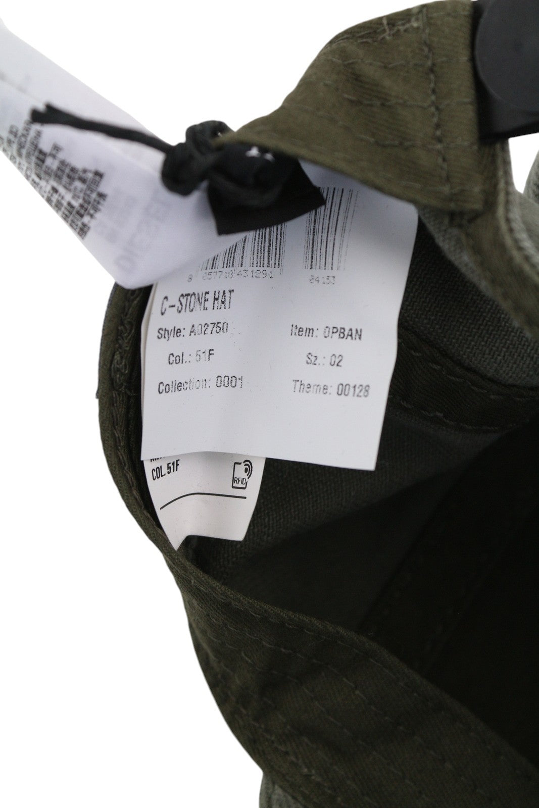 DIESEL C-Stone Men's Cap One Size Baseball D-Rill Usion Khaki Logo Cotton