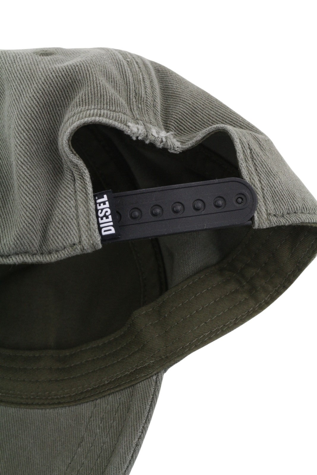 DIESEL C-Stone Men's Cap One Size Baseball D-Rill Usion Khaki Logo Cotton