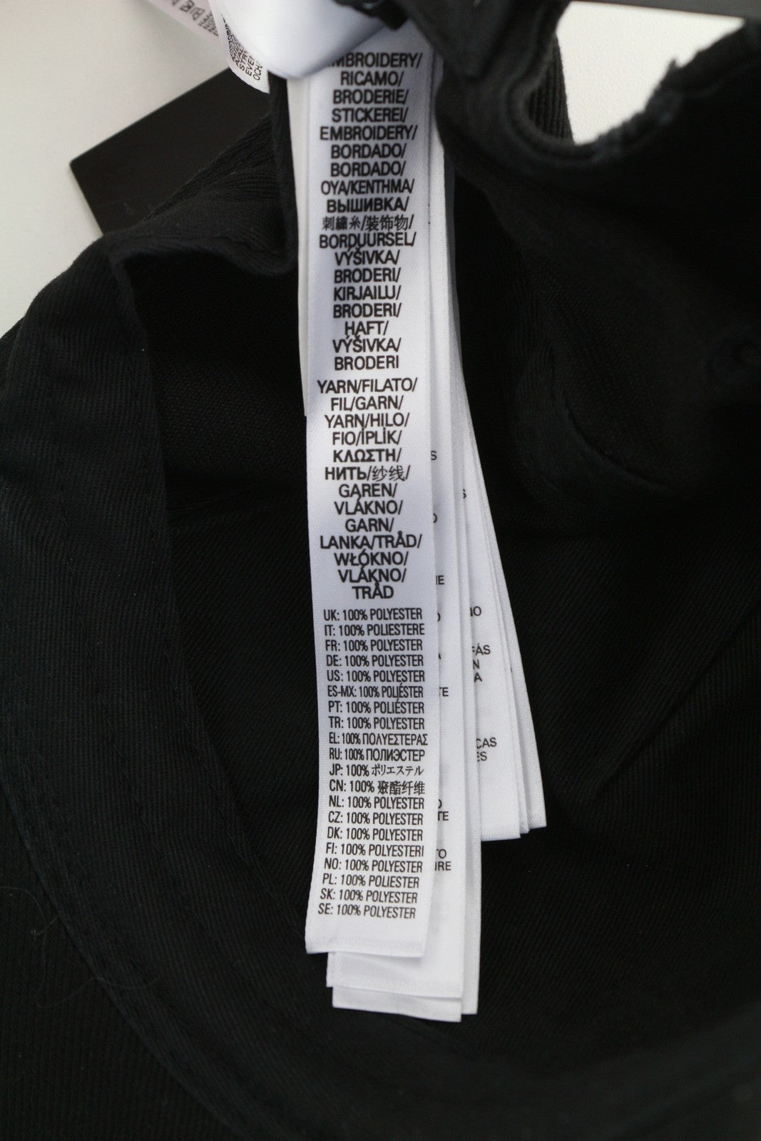 DIESEL C-Stone Men's Cap One Size Baseball D-Rill Usion Black Logo Cotton