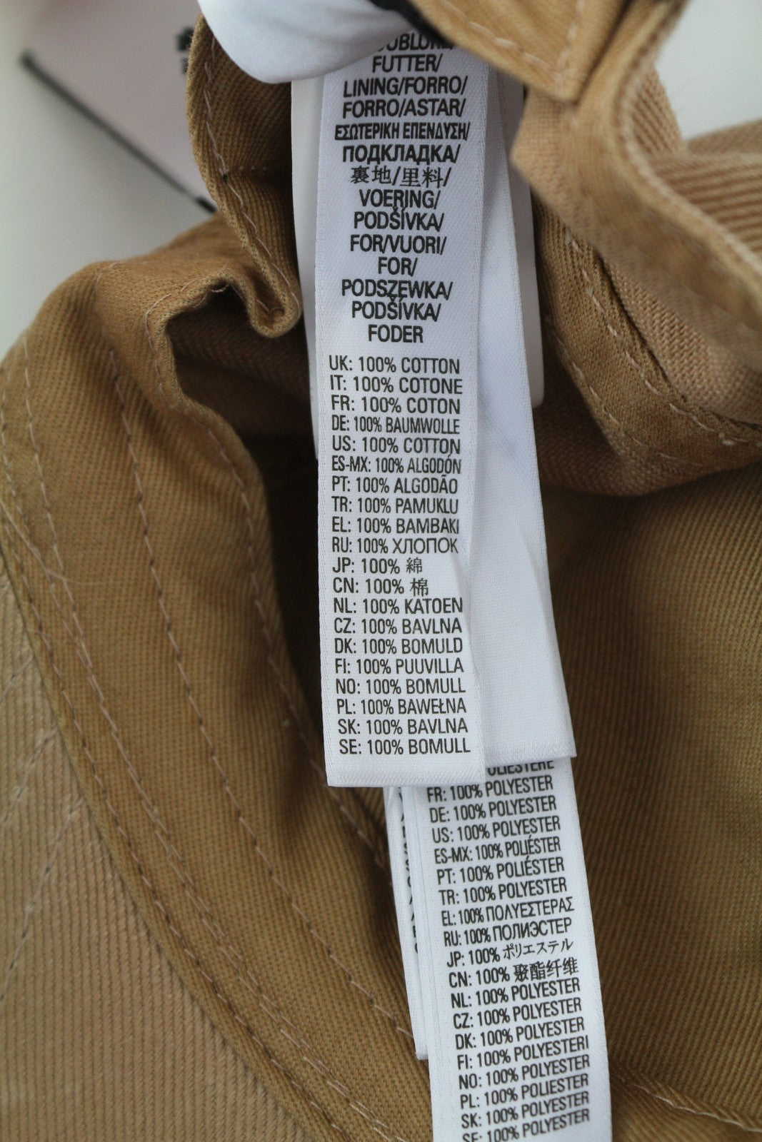 DIESEL C-Stone Men's Cap One Size Baseball D-Rill Usion Brown Cotton Logo