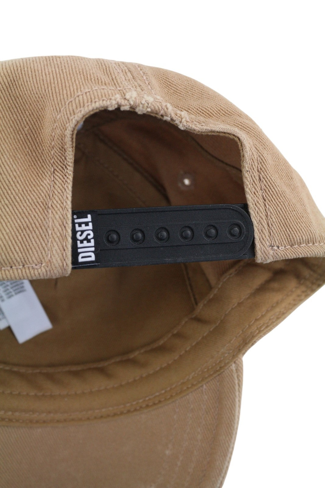 DIESEL C-Stone Men's Cap One Size Baseball D-Rill Usion Brown Cotton Logo