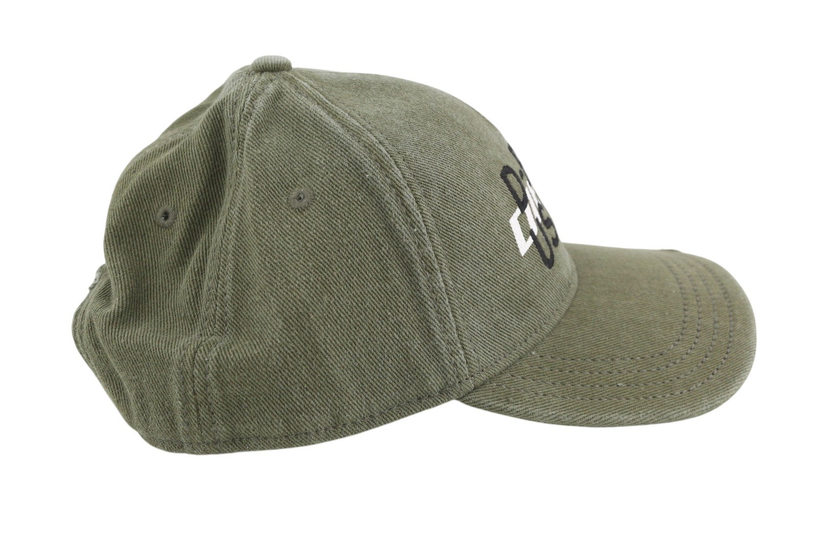 DIESEL C-Stone Men's Cap One Size Baseball D-Rill Usion Green Cotton Logo