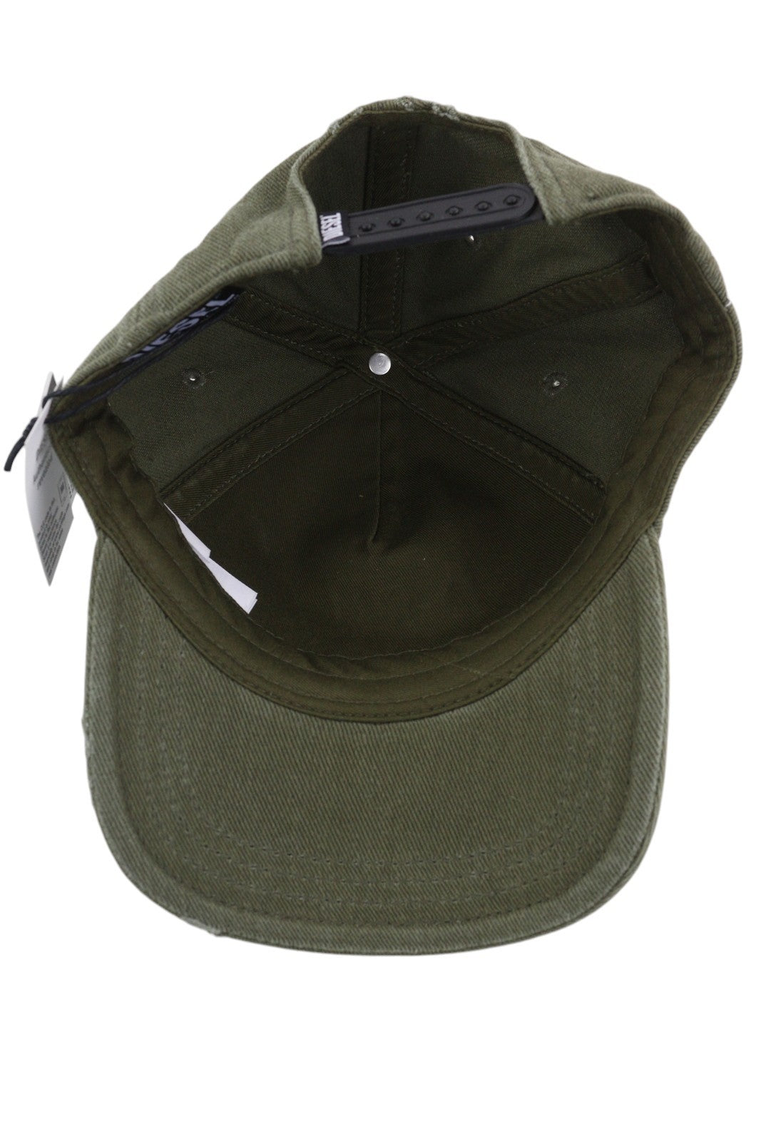 DIESEL C-Stone Men's Cap One Size Baseball D-Rill Usion Green Cotton Logo