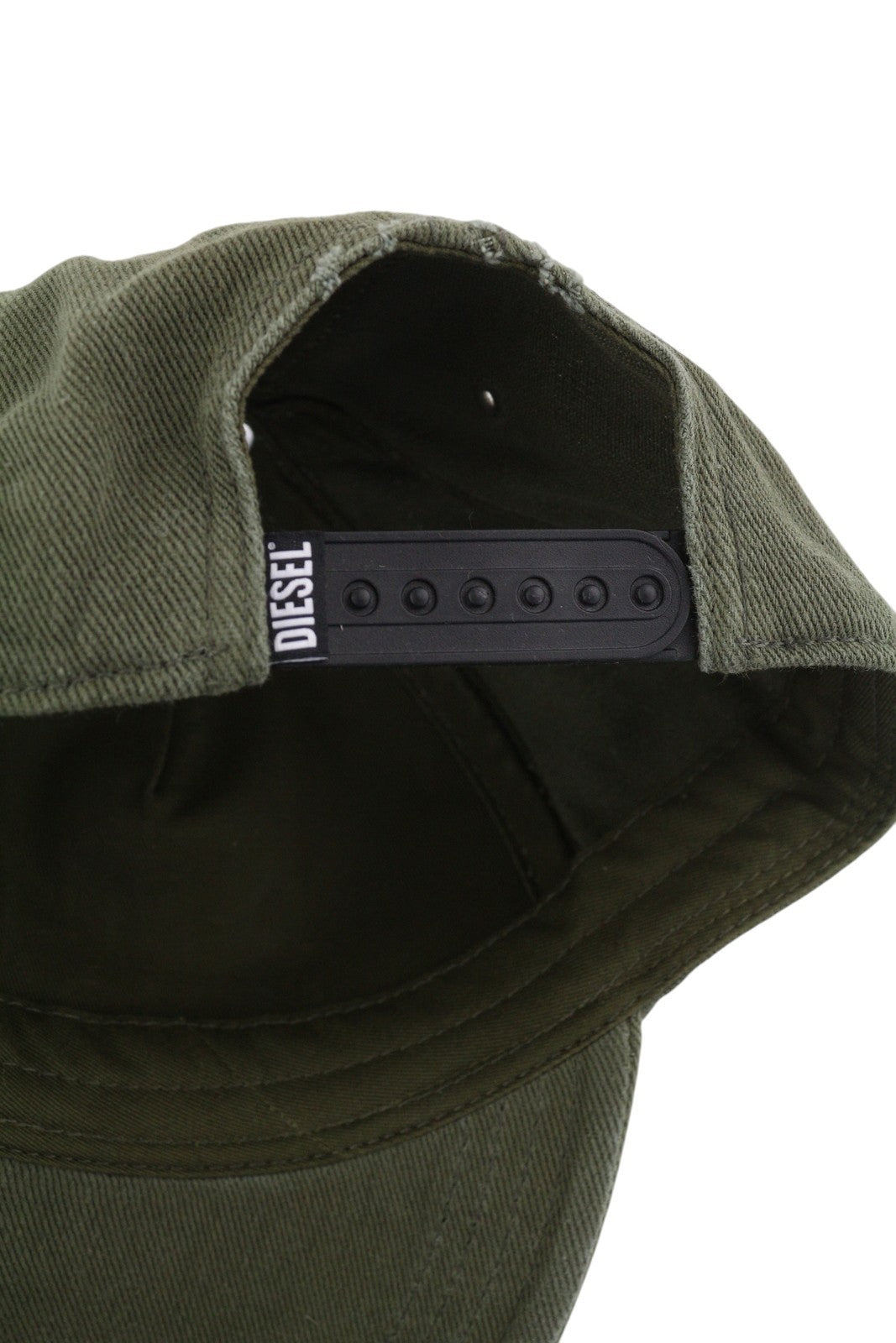 DIESEL C-Stone Men's Cap One Size Baseball D-Rill Usion Green Cotton Logo
