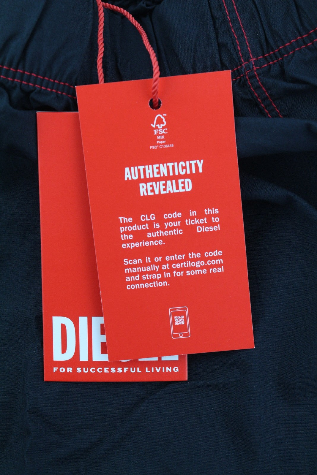 DIESEL Uubx-Stark Men's Underwear L Boxer Black Elastic Waist Logo