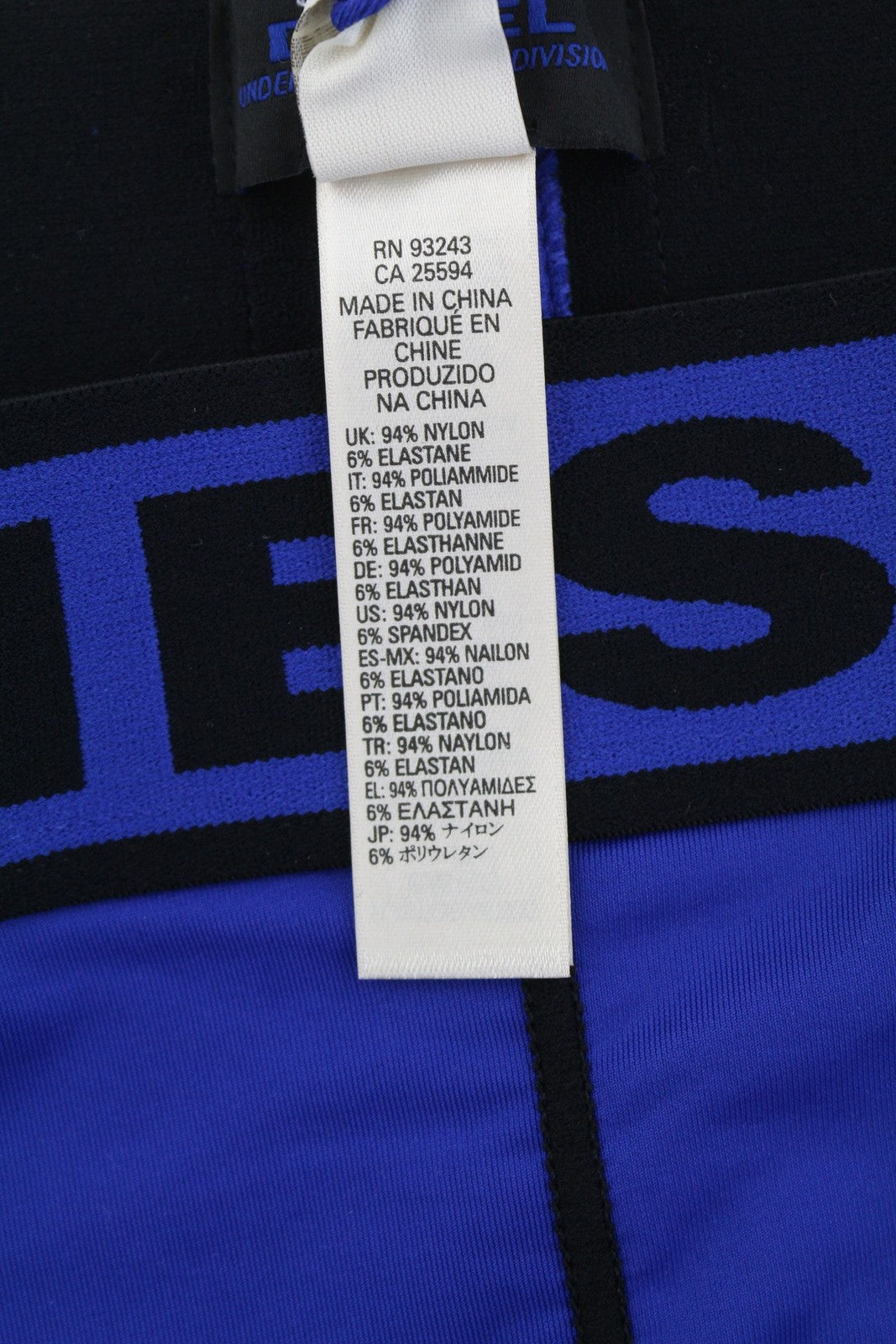 DIESEL Mo-Djock Men's Jockstrap M Microfiber Light Feel Elastic Waistband