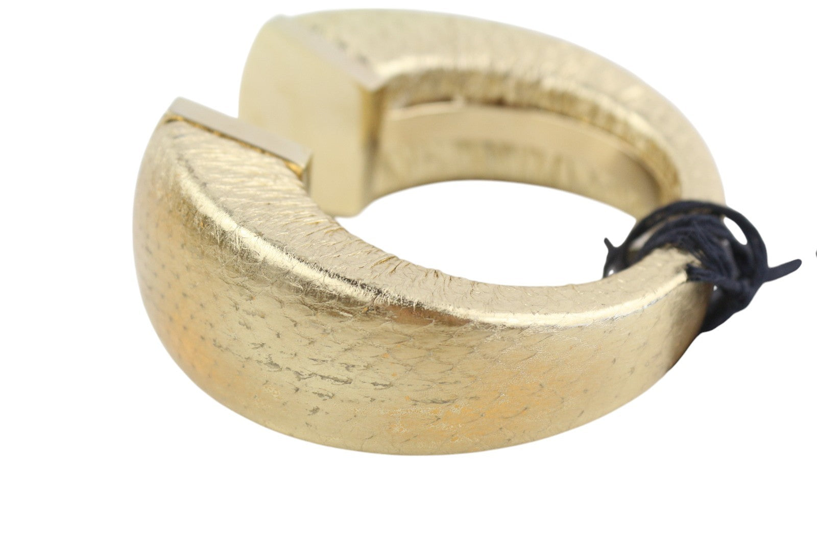 DSQUARED2 Ayers Oro Women Bracelet S Shiny Gold Tone Logo Armlet Casual