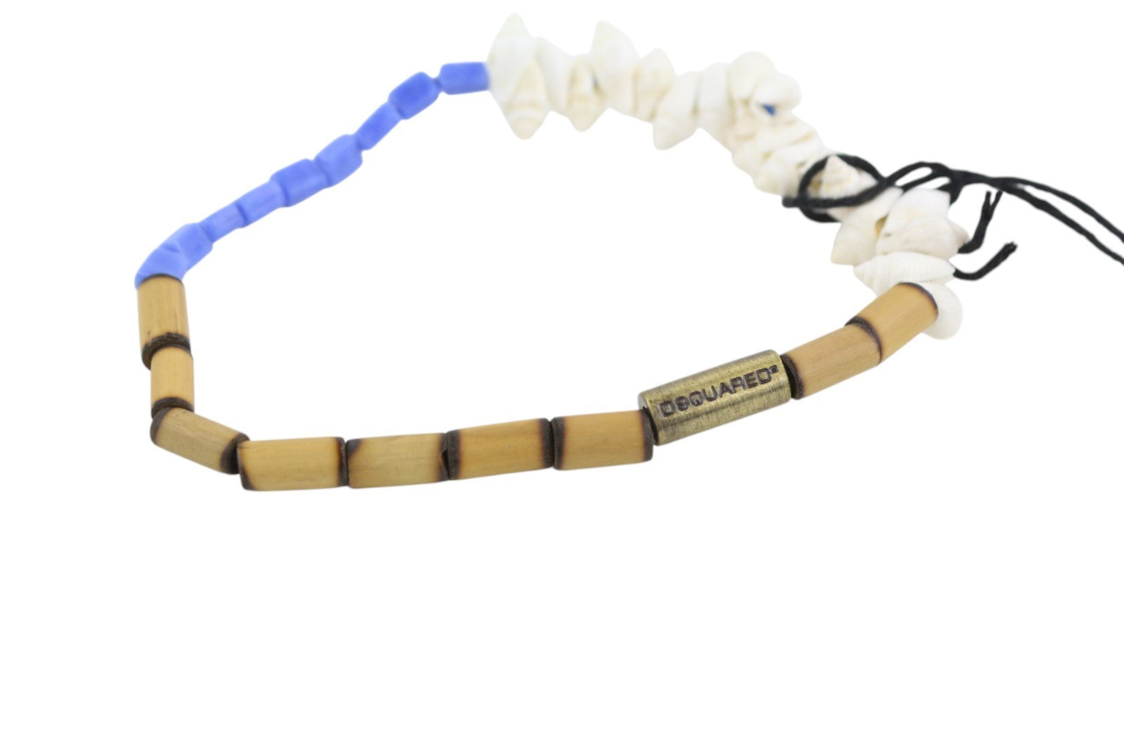 DSQUARED2 Legno Multicolor Women Anklet OS Beaded Logo All Seasons Casual