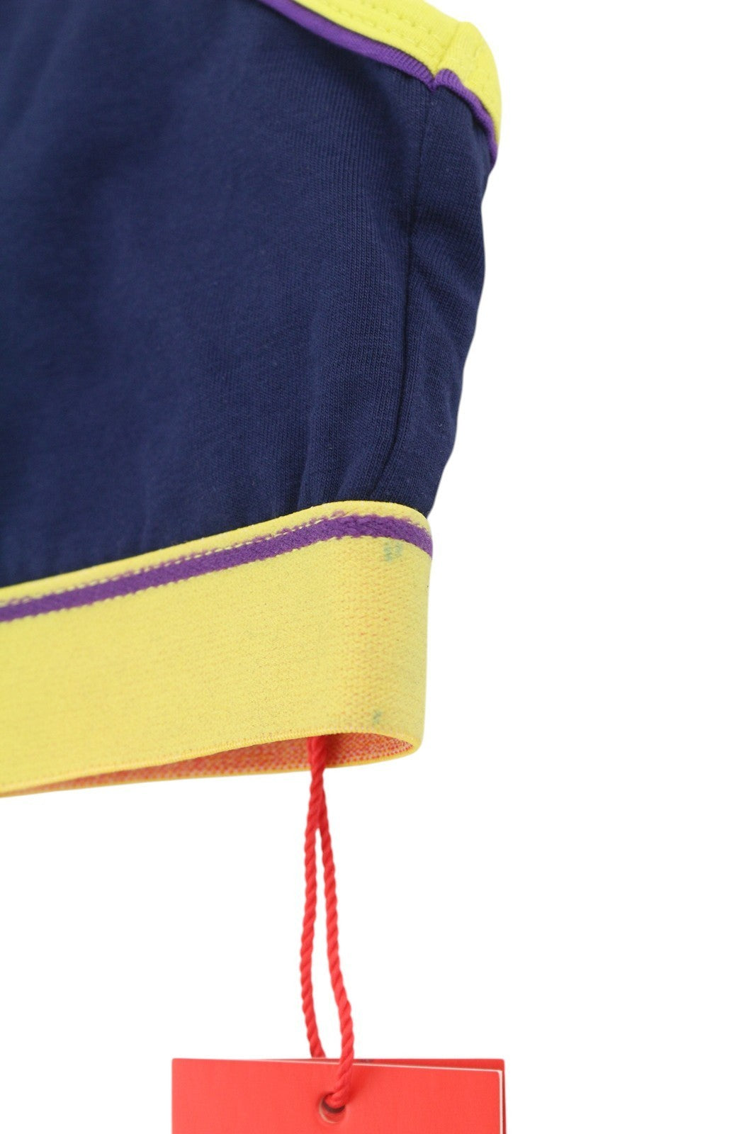 DIESEL Ufsb-Mileys Women's Sports Bra L Blue Logo Stretch Sleeveless Active