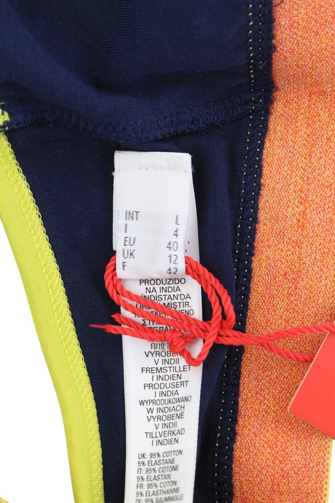 DIESEL Ufsb-Mileys Women's Sports Bra L Blue Logo Stretch Sleeveless Active