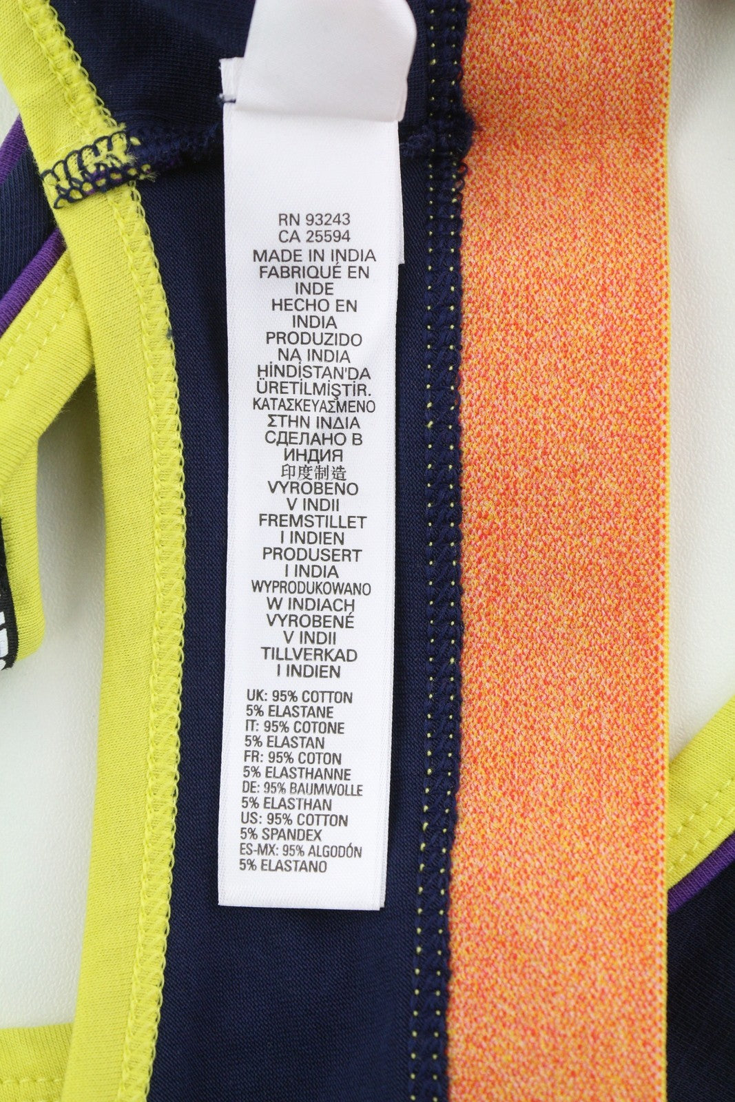 DIESEL Ufsb-Mileys Women's Sports Bra S Blue Stretchy Logo Sleeveless Active