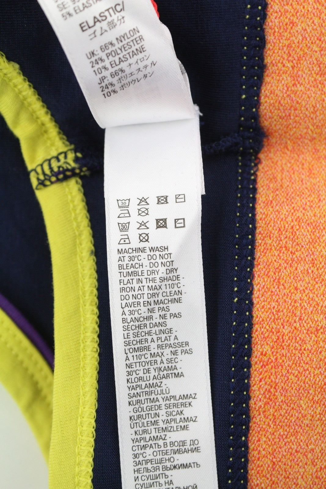 DIESEL Ufsb-Mileys Women's Sports Bra S Blue Stretchy Logo Sleeveless Active