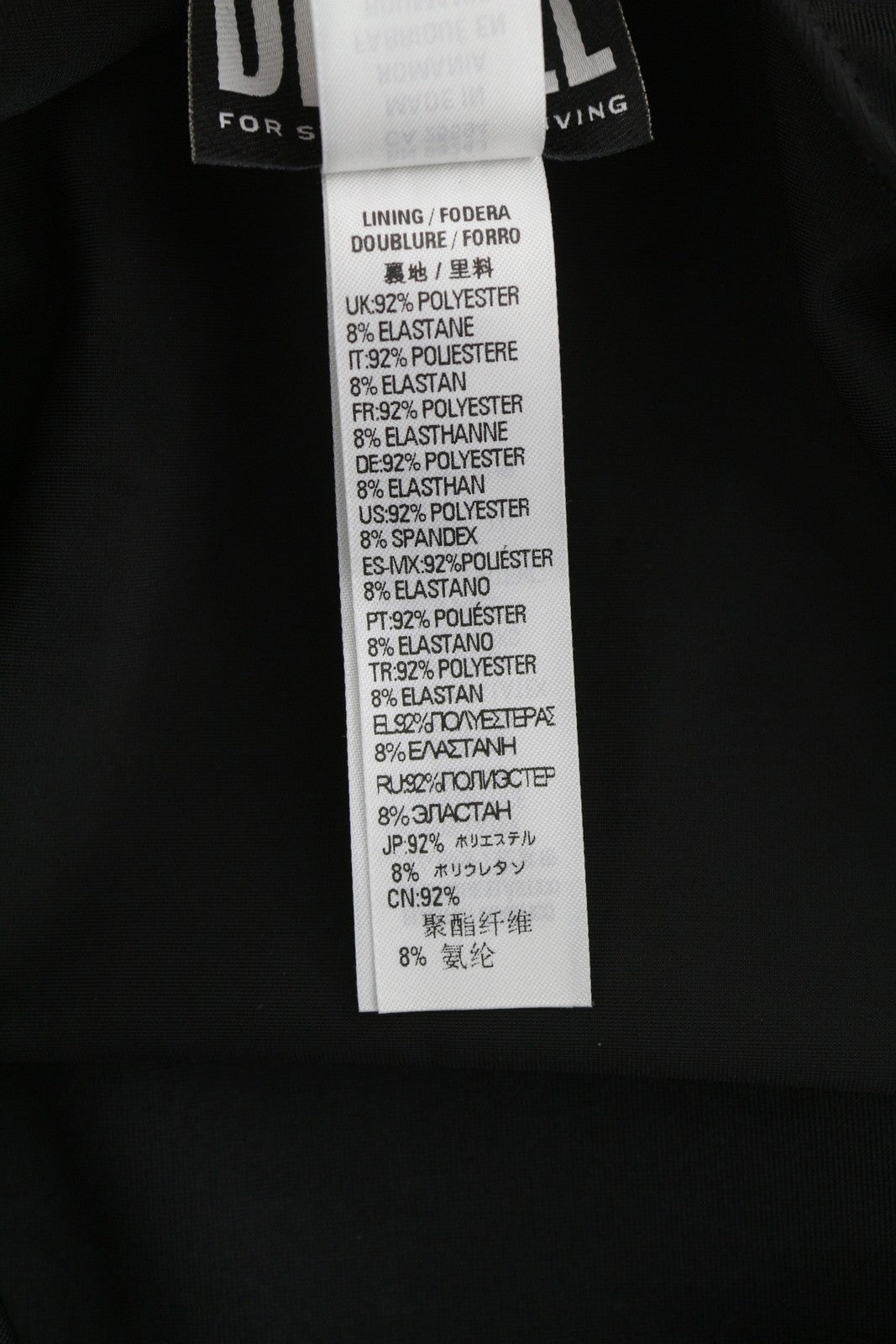 DIESEL X Coca-Cola CC-Flamnew-Cola Women Swimsuit XS Black Stretch One-Piece