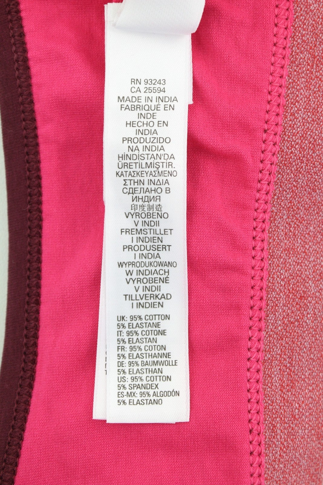 DIESEL Ufsb-Mileys Women's Sports Bra XL Pink Stretchy Logo Round Neck Top