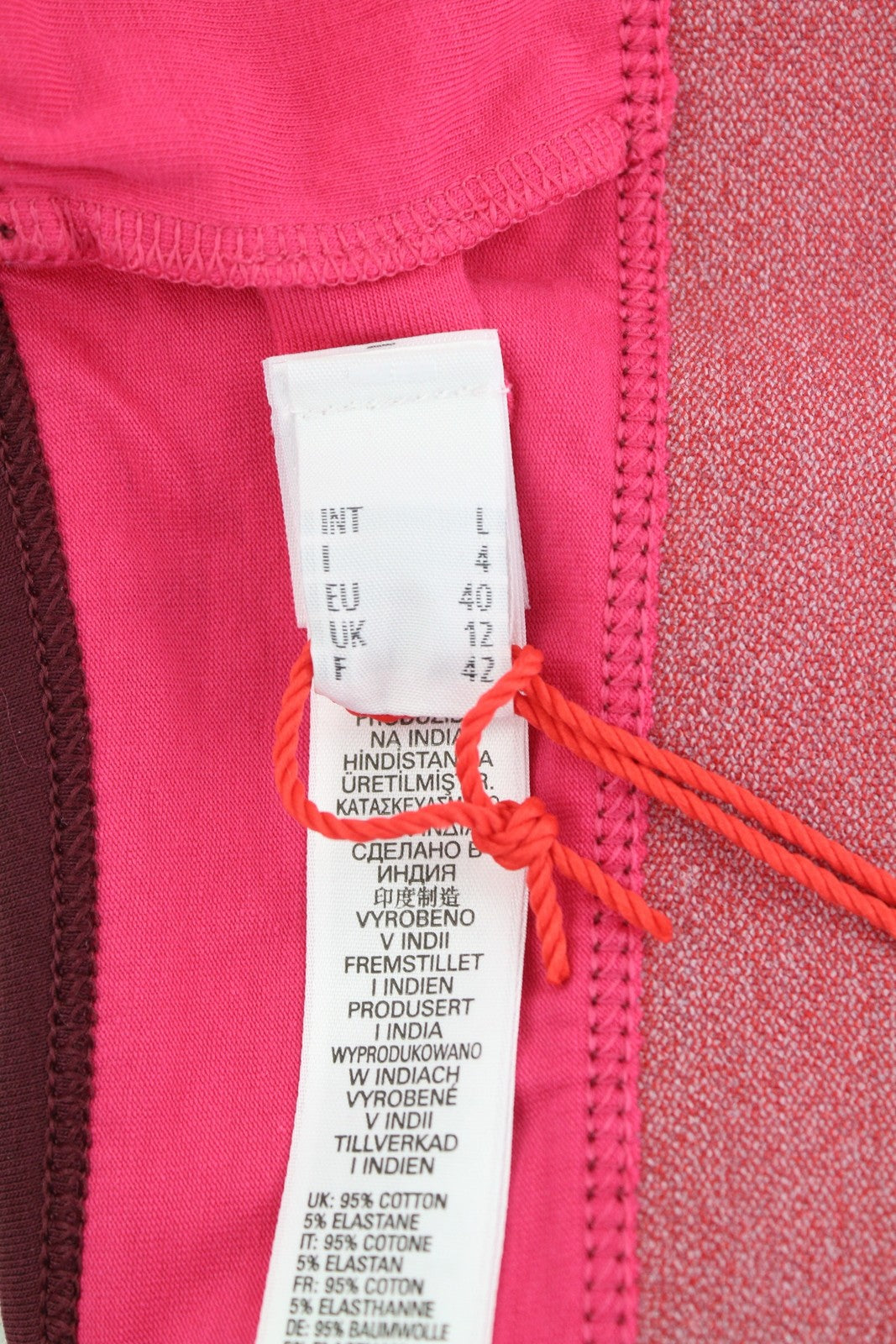 DIESEL Ufsb-Mileys Women's Sports Bra L Pink Stretchy Logo Activewear Top