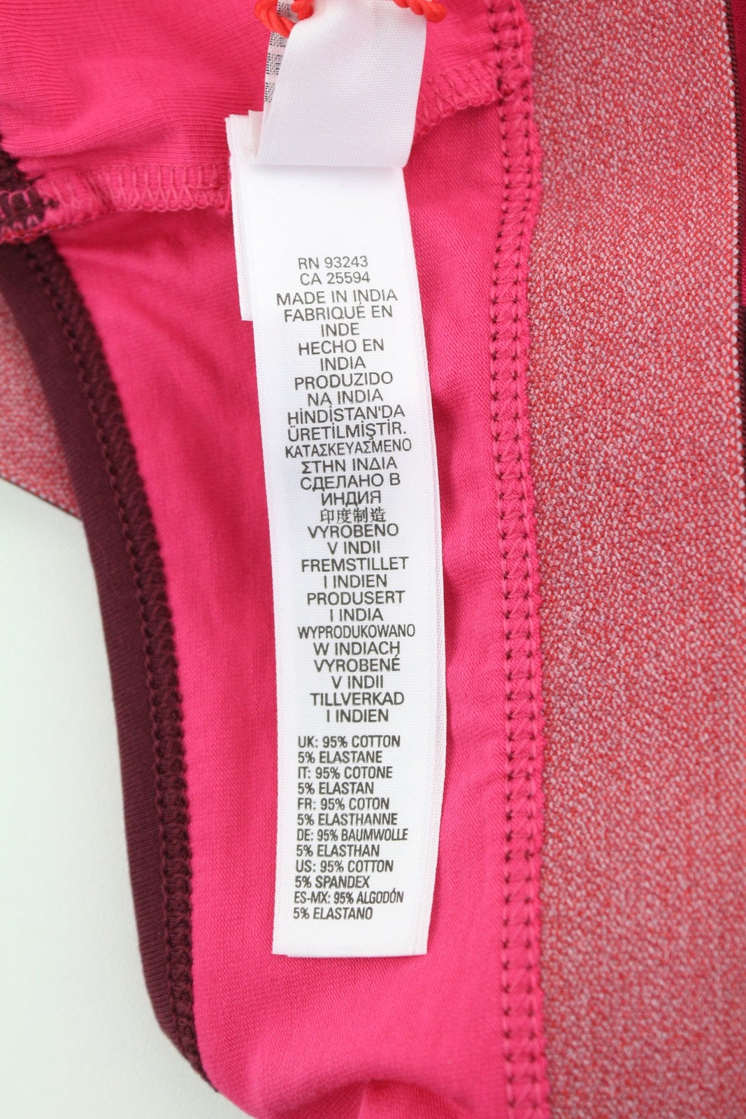 DIESEL Ufsb-Mileys Women's Sports Bra L Pink Stretchy Logo Activewear Top