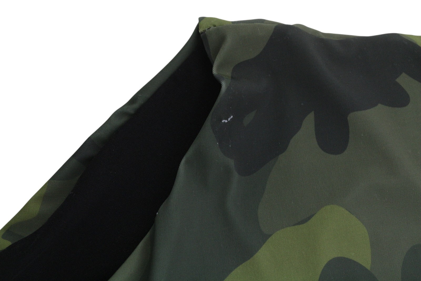 DIESEL Bfsw-Slia Intero Women Swimsuit S Green Camo Stretch Sleeveless RRP125