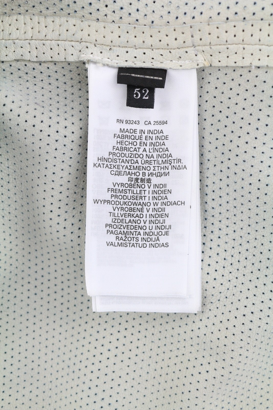 DIESEL L-Clime Men's Jacket 52 Washed Blue Sheepskin Leather Lightwear RRP750