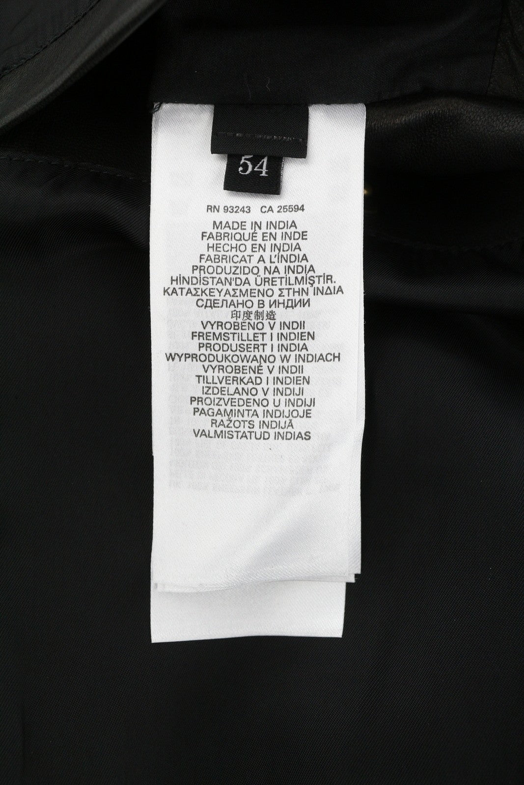 DIESEL L-Metalo Men's Jacket 54 Black Sheepskin Leather Zip Lightweight RRP795