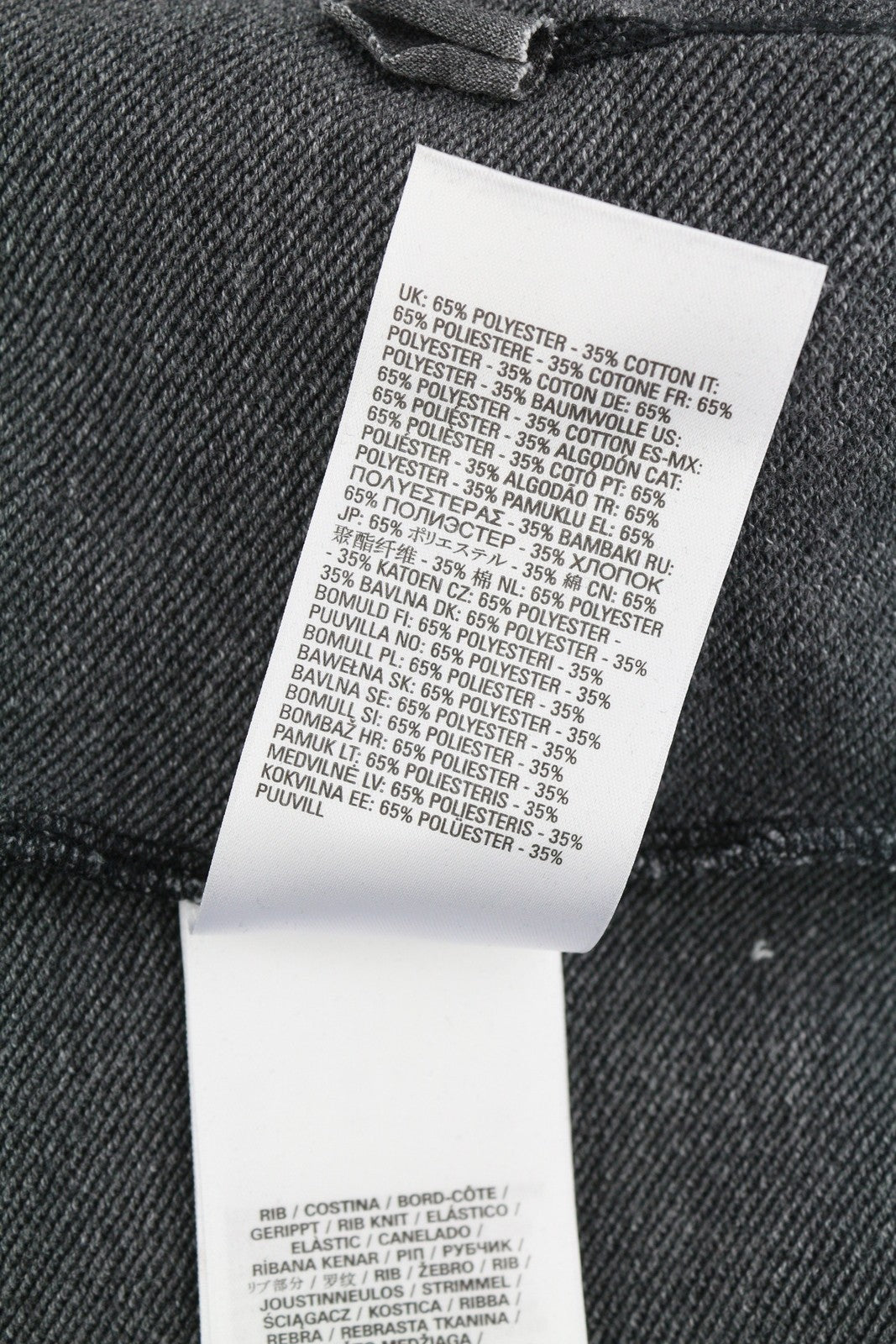 DIESEL S-Ginn-Hood-L1 Men Hoodie L Grey Washed Pullover Kangaroo Pocket RRP250