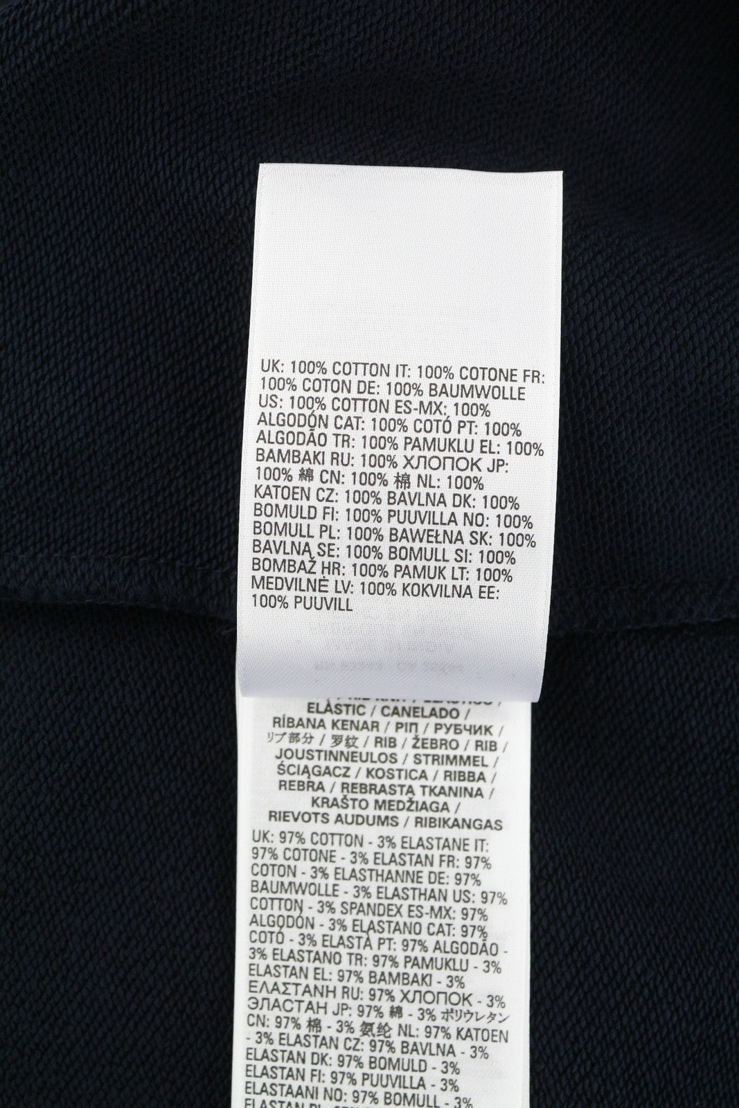 DIESEL S-Ginn-L3 Men's Sweatshirt 2XL Dark Blue Pattern Logo Crew Neck RRP150