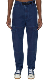 DIESEL D-Krooley-Cargo-Ne 069ZJ Men's Jeans W32 Tapered Belted Blue RRP295