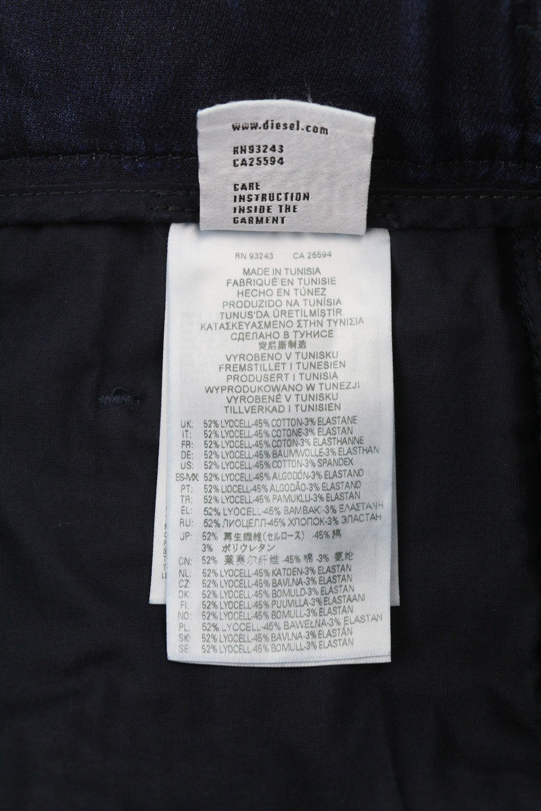 DIESEL D-Krooley-Cargo-Ne 069ZJ Men's Jeans W34 Tapered Belted Blue RRP295