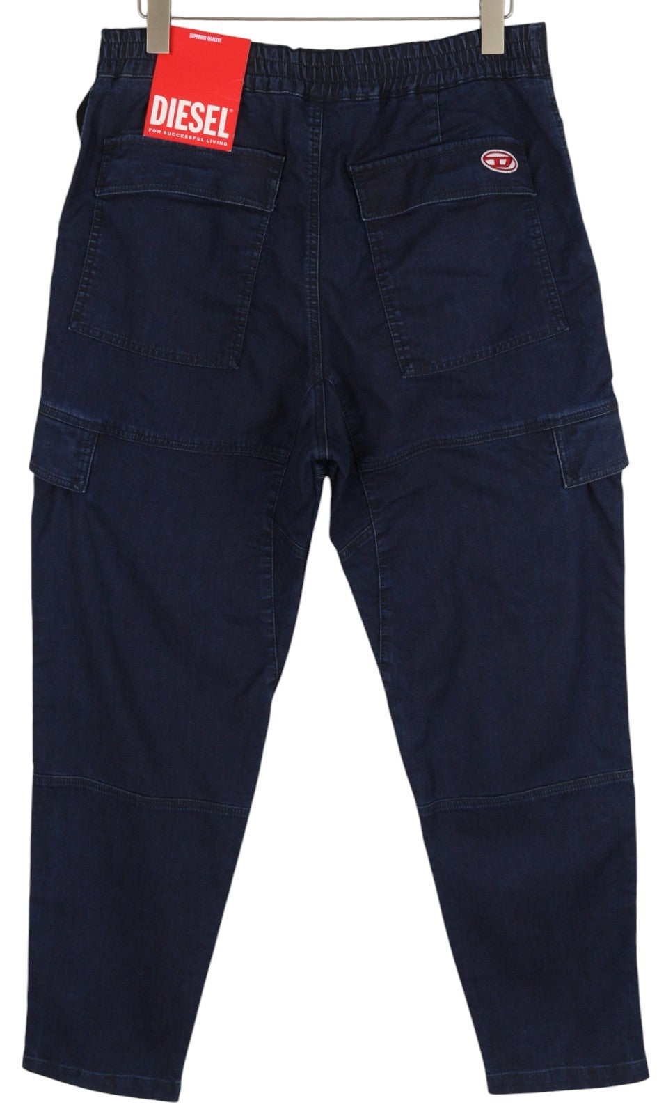 DIESEL D-Krooley-Cargo-Ne 069ZJ Men's Jeans W34 Tapered Belted Blue RRP295