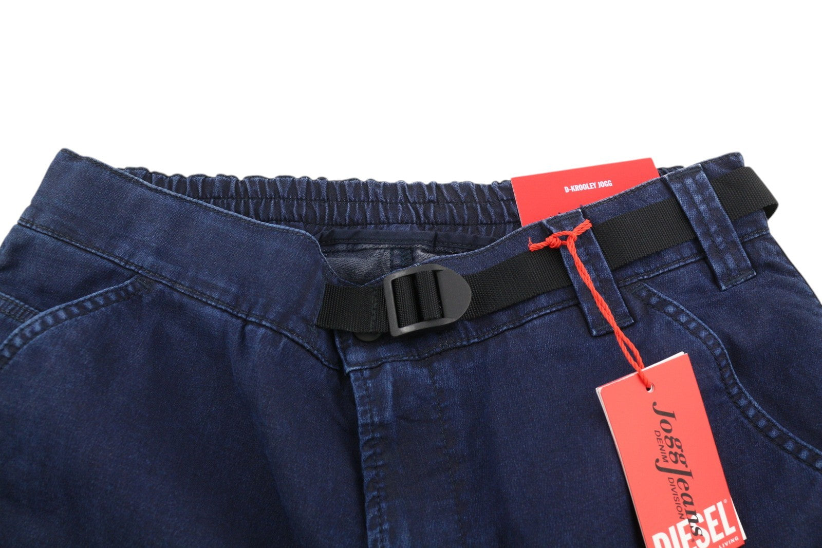 DIESEL D-Krooley-Cargo-Ne 069ZJ Men's Jeans W34 Tapered Belted Blue RRP295