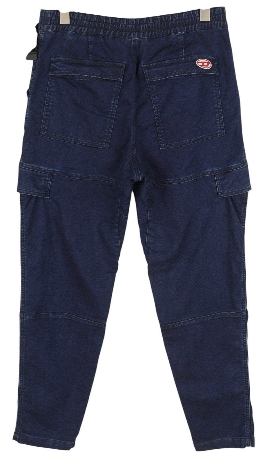 DIESEL D-Krooley-Cargo-Ne 069ZJ Men's Jeans W32 Blue Denim Belted Taper RRP295