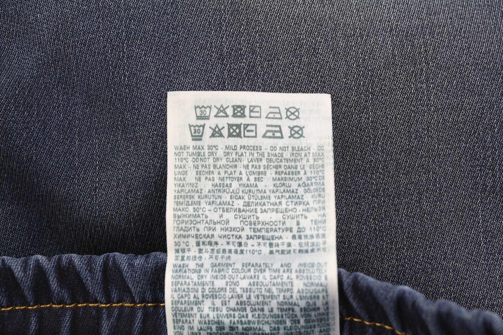 DIESEL 2030 D-Krooley Jogg 068JA Men's Jeans W40 Washed Blue Drawstring RRP325