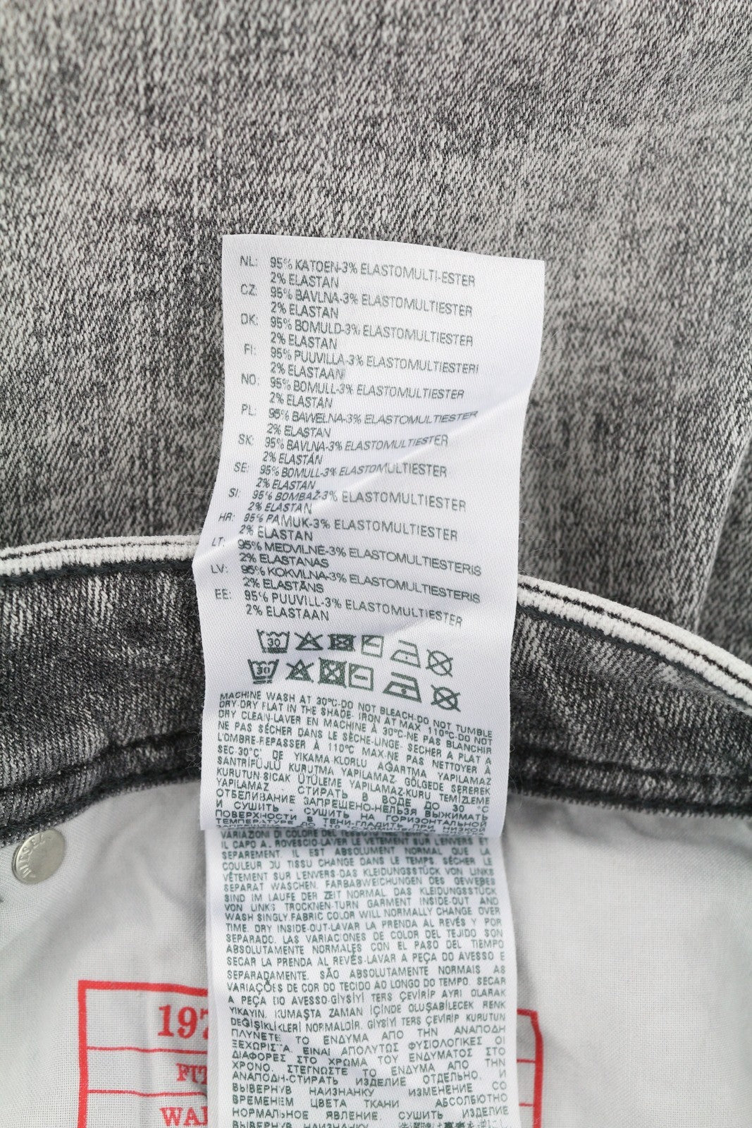 DIESEL 1979 Sleenker 09D89 Men Jeans W36/L32 Skinny Stretch Low Waist RRP195